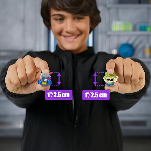 Image of MrBeast Lab Swarms Series 3, Hyper Fusion Series, 6 Pack - Lab Pack Includes 6 Micro Beasts, 6 Collectible Stickers & 2 Stackable Fusion Caps to Build Out Your Own MrBeast Lab