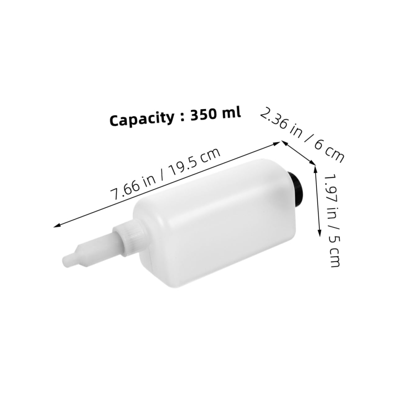 SOLUSTRE 350ml Wall Mount Soap Dispenser Bottle Hotel Kitchen Soap Dispenser Modern Design Efficient Replacement Pump