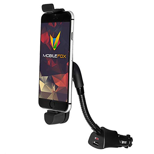 Supporto da auto a collo di cigno con funzione di