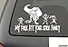 BERRYZILLA T-REX WE ATE YOUR STICK FAMILY Decal Window Funny Vinyl Decal (package Come with Zombie Hunter Permit Decal)