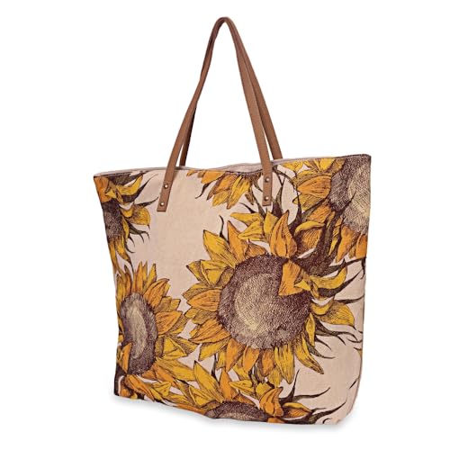 Image of COTT N CURLS Sunflower - Wristlet Wallets for Women, Crossbody Sling Bags, Large Tote Bags, Book Bag, Cell Phone Purse