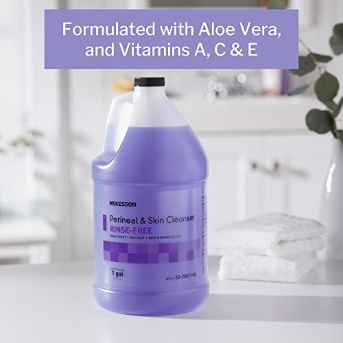 image for McKesson Perineal Skin Cleanser with Aloe, 1 Gallon [Pack of 1] Rinse-