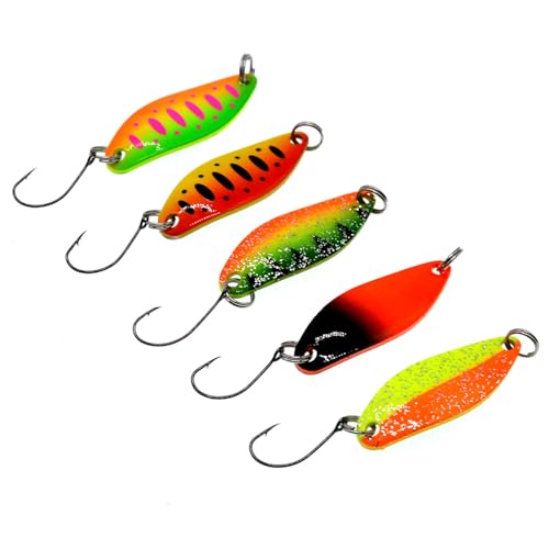[Esche artificiali ultraleggere]: queste esche pesano solo3,5 grammi, quindi sono l'esca perfetta per la moderna pesca a spinning ultraleggera. Puoi usare canne, mulinelli e lenze adeguatamente sottili per pescare.