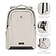 WENGER MX Professional Laptop-Rucksack mit Tabletfach, Notebook bis 16 Zoll, Tablet bis 10 Zoll, Organizer, 21 l, Büro Business Uni, Beige, 653500