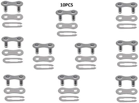 Master Link #40 Nickel-Plated for Gate Operator Roller Chain(10pcs)