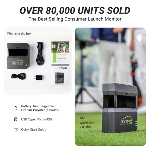 SkyTrak Launch Monitor w/ 30 Day Trial of Game Improvement Software