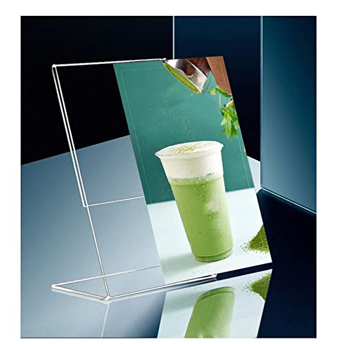 Display stand acrylique A6 incliné support dépliant et porte menu transparent de table - 6