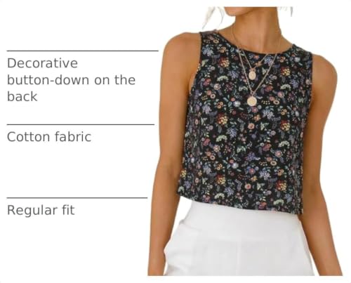 Image of IDEALSANXUN Womens Linen Crop Tank Tops 2026 Spring Summer Sleeveless Tops