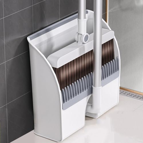 Ensemble balai et pelle rétractable VINGAA idéal pour un rangement gain de place en appartement