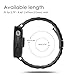 Fintie Band Compatible with Garmin Forerunner 235, Stainless Steel Metal Replacement Watch Strap Bracelet Compatible with Garmin Forerunner 235/220/230/620/630/735XT Smartwatch, Black