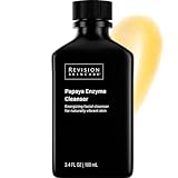 Revision Skincare Papaya Enzyme Cleanser, Energizing Facial Cleanser with Salicylic Acid, Soothing and Exfoliating, 3.4 fl oz