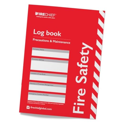Comprehensive Fire Safety Log Book