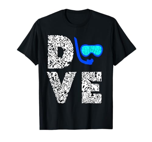 Produktfoto von Dive Taucherbrille Schnorcheln Unterwasser Tauchen Taucher T-Shirt
