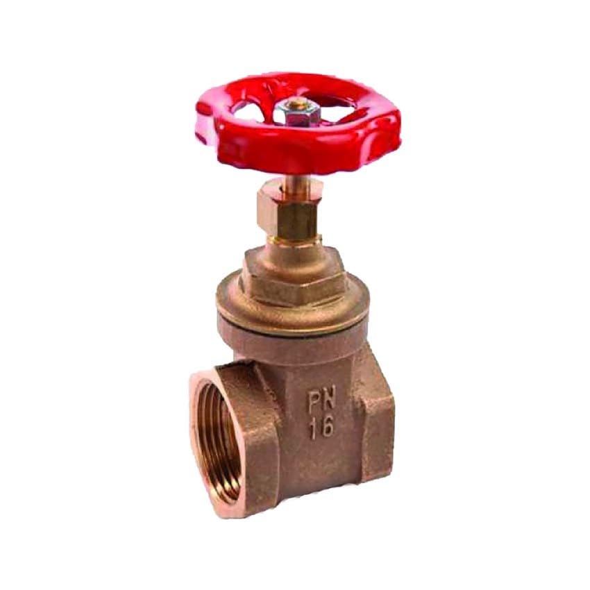 Válvula de compuerta pn16 compuerta de latón pn16 de 3" ff