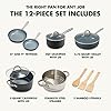 GreenPan Lima Hard Anodized Healthy Ceramic Nonstick 12 Piece Cookware Pots and Pans Set, PFAS-Free, Oven Safe, Gray #1