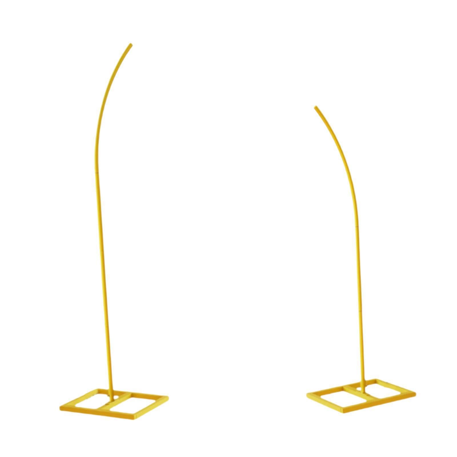 Soporte de metal curvo de fácil montaje para celebraciones de eventos, ideal para globos con tornillos de ajuste. Soporte de fondo de metal curvo