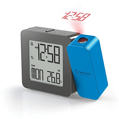 Oregon Scientific RM338P MB Réveil Projecteur Plastique Bleu 10,3 x 2,6 x 7,7 cm