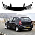 YMXFKY Glänzend Schwarz Auto Heckspoiler Hintere Kofferraum Fenster Dachspoiler für Dacia Sandero 2009 2010 2011 2012 2013 Karosserie Styling Exterieur Zubehör