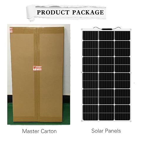 Panel solar 100W 12V monocristalino ultra ligero y flexible para superficies curvas 3