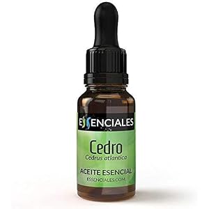 Essenciales – Aceite Esencial de Cedro, 100% Puro, 10 ml | Aceite Esencial Cedrus Atlantica