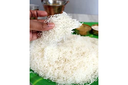 LUXURIA Diamond MINI IDLI, Idli, Idiyappam, Pure Stainless Steel Plate Set (Medium Idiyappam Plate, 4)