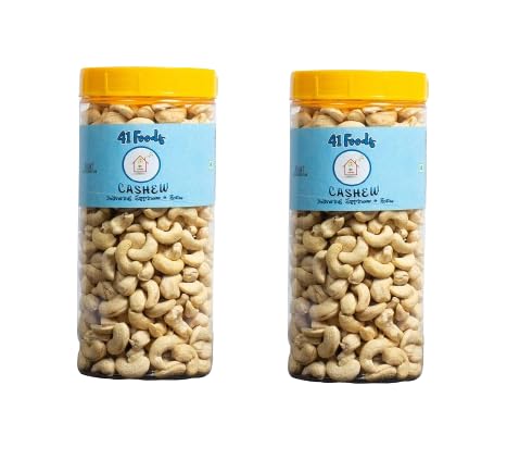 41 Foods Premium Whole Cashews | Delicious & Crunchy kaju cashew nut (2 x 500GM) 1 KG (B09V3KYNJ5) Amazon Price History, Amazon Price Tracker