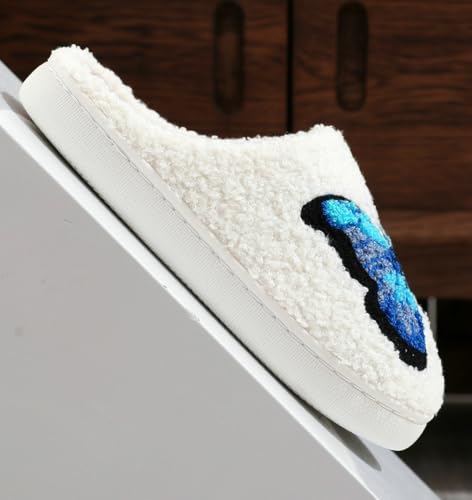 Pocadri Womens Cute Cartoon Slippers Memory Foam Slippers Winter Warm Fleece Lined Bedroom Anti-Slip House Slides Shoes Outdoor4