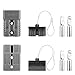 HYCLAT 6-10 Gauge Wire Connectors, 50A Battery Quick Connect Disconnect 12V-36V Powerpole for Car Bike ATV Winches Lifts Motors More Grey 2 Pcs