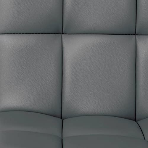 Tabouret de bar simili-cuir gris Delek Atmosphera chaise haute - 4
