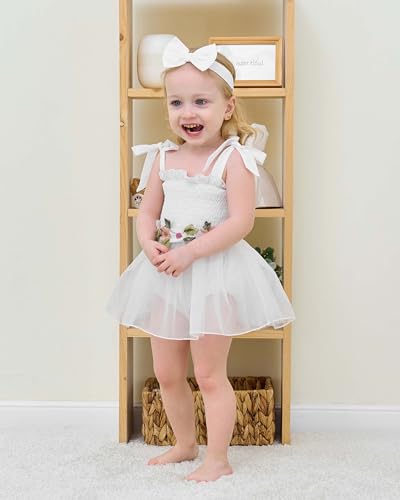 Save 73% on Renotemy Newborn Baby Girl Lace Romper Dress