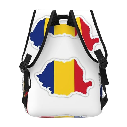 Mochila ligera plegable multiusos con estampado de Rumanía 4