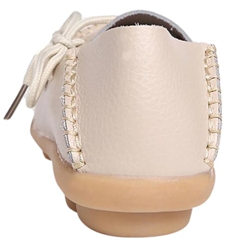 Image of Women's Leather Slipper Loafers Flat Shoes Slip-Ons