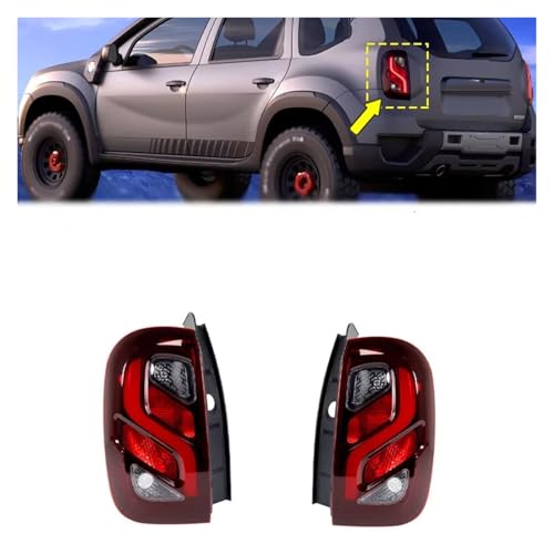 Phare arrière gauche fissuré Dacia Duster solution boîtier de feu sans ampoule - 2
