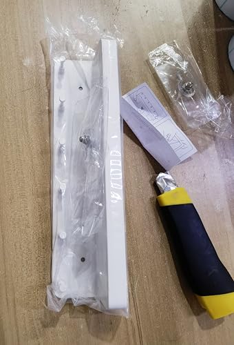 BINYI Colgador de Llaves para Pared Cuelga Llaves Pared Percheros Pared con Estante y 6 Ganchos Key Holder Wall Cuelgallaves Casa Llavero Pared para Entrada Salón Cocina Pasillo Oficina (Blanco) - imagen 9