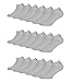 Produktbild FILA 9 Paar Socken, Invisible Sneakers Unisex, einfarbig, 35-46 (3x 3er Pack) (Grau, 39-42 (6-8 UK))