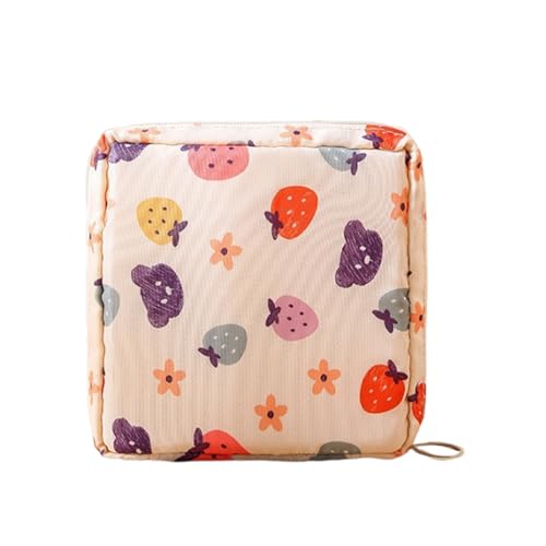 Bolsa De Almacenamiento De Servilletas Sanitarias - 4.7x1.5x4.7in Bolsillo Para Niñas, Soporte Por Período, Organizador De Higiene Femenina Portátil | Bolsas De Período De Viaje Para Forros Pe