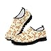 JoyLamoria House Cat Paw Print Shoes for Women Work Fashion Non Slip with Arch Support Casual Travel