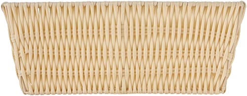 Image of Whitmor Rattique Small Shelf Tote Latte (Pack of 2)