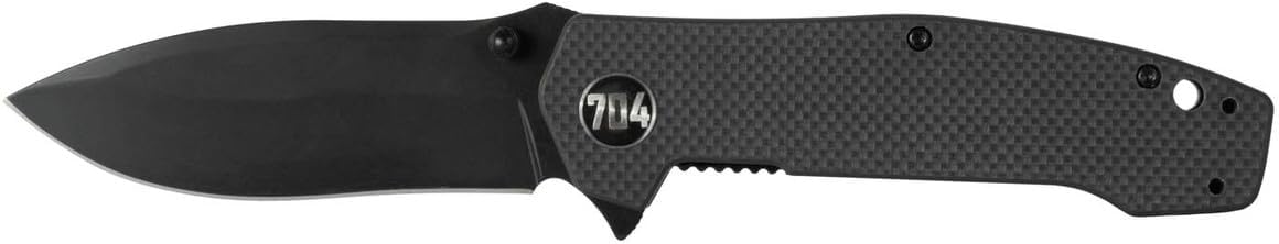 704 Gear Trailblazer EDC Folding Pocket Knife | 3.25" Blade, G10 Handle, Ambidextrous Thumb Stud, Reversible Pocket Clip | Olive Drab Green