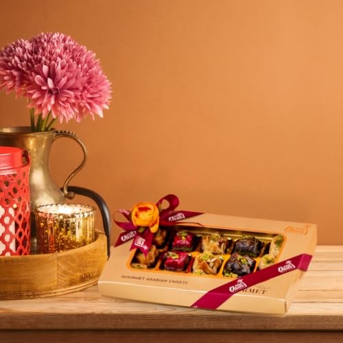 Oasis Baklawa Assorted Baklava Sweets | Petit Collection Baklava Box For Wedding, Anniversary, Birthday Celebration Sweets Gifts 15 Pcs