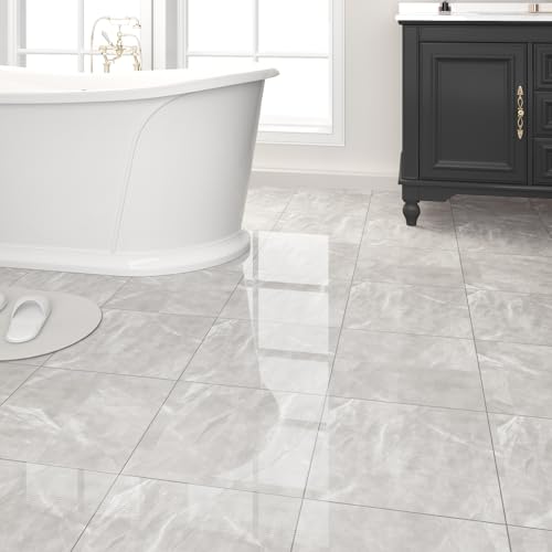 10-Pack Peel and Stick Floor Tiles Vinyl Floor 12 x 12 inch Self...