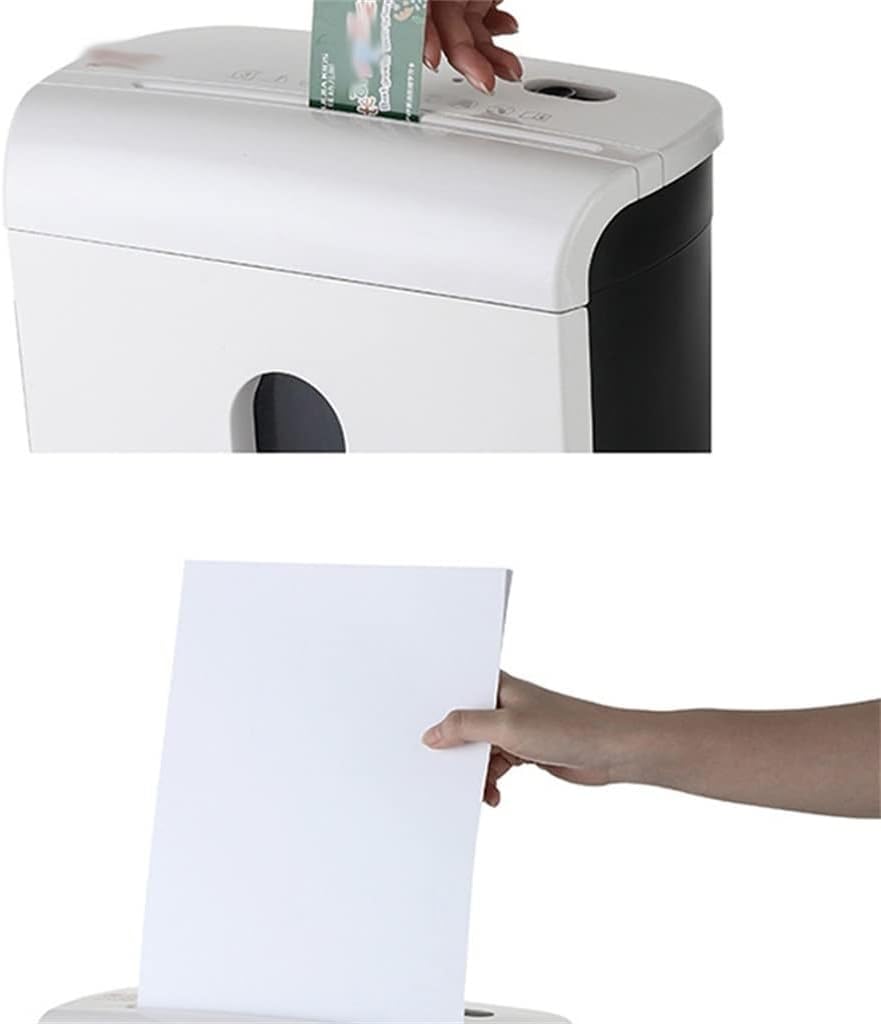 Trituradora pequeña portátil silenciosa for el hogar eléctrica pequeña partícula Mini trituradora documento residuos Papel trituradora Oficina (Size : 302 * 150 * 207mm)