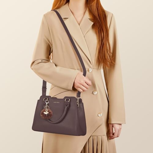 PU Leather Top-Handle Satchel, 5 Compartments - IGOLUMON 8 PU Leather Top-Handle Satchel, 5 Compartments - IGOLUMON - Image 8