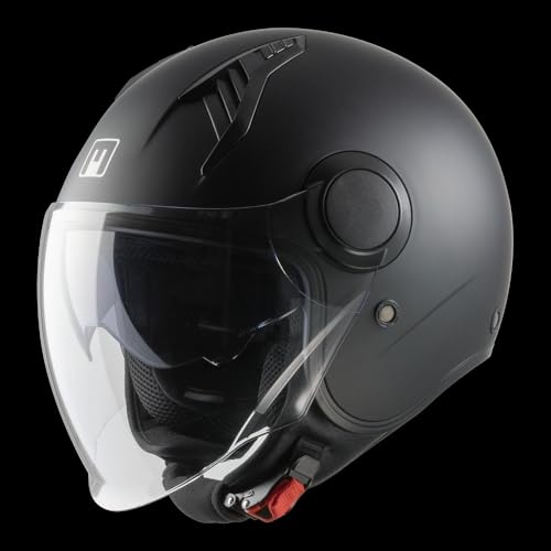 Casco Jet MPH New One negro mate talla L homologado con doble visera solar