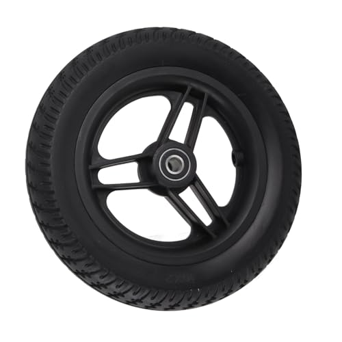 10x2 Electric Wheelchair Caster Wheels Polyurethane 6001 Bearing Hole 12mm, No Inflation with Accurate Manufacturing Process for Electric Wheelchairs