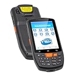 Design industriel avec clavier : format robuste avec écran de 4 pouces et clavier physique, optimisé pour l'entrée de données manuelle.