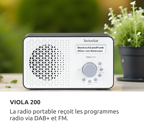 Radio Dab+ FM portable TechniSat Viola 200 récepteur numérique blanc PLL - 2