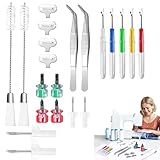 Résistant et Sûr: Ces outils de réparation pour machine à coudre prennent en charge multiples styles de réparation, permettant aux utilisateurs de résoudre divers problèmes avec efficacité et rapidité. Cette polyvalence améliore la commodité pour les amateurs et les personnes expérimentées qui entretiennent différents types de machines à coudre, facilitant ainsi les tâches de maintenance courantes et les interventions courantes.