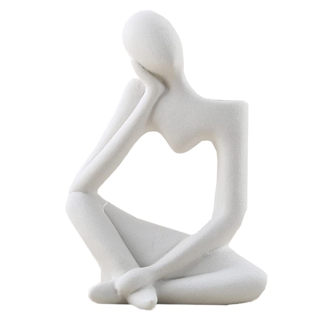 GPDNBIEU, Frosted Abstract Heart Shape for Flowers,Decorative Vase Hydroponic Flower Device Dried Container(White)