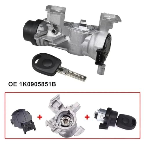Interruptor de encendido VW Golf Caddy antirrobo con cilindro de bloqueo reforzado 3